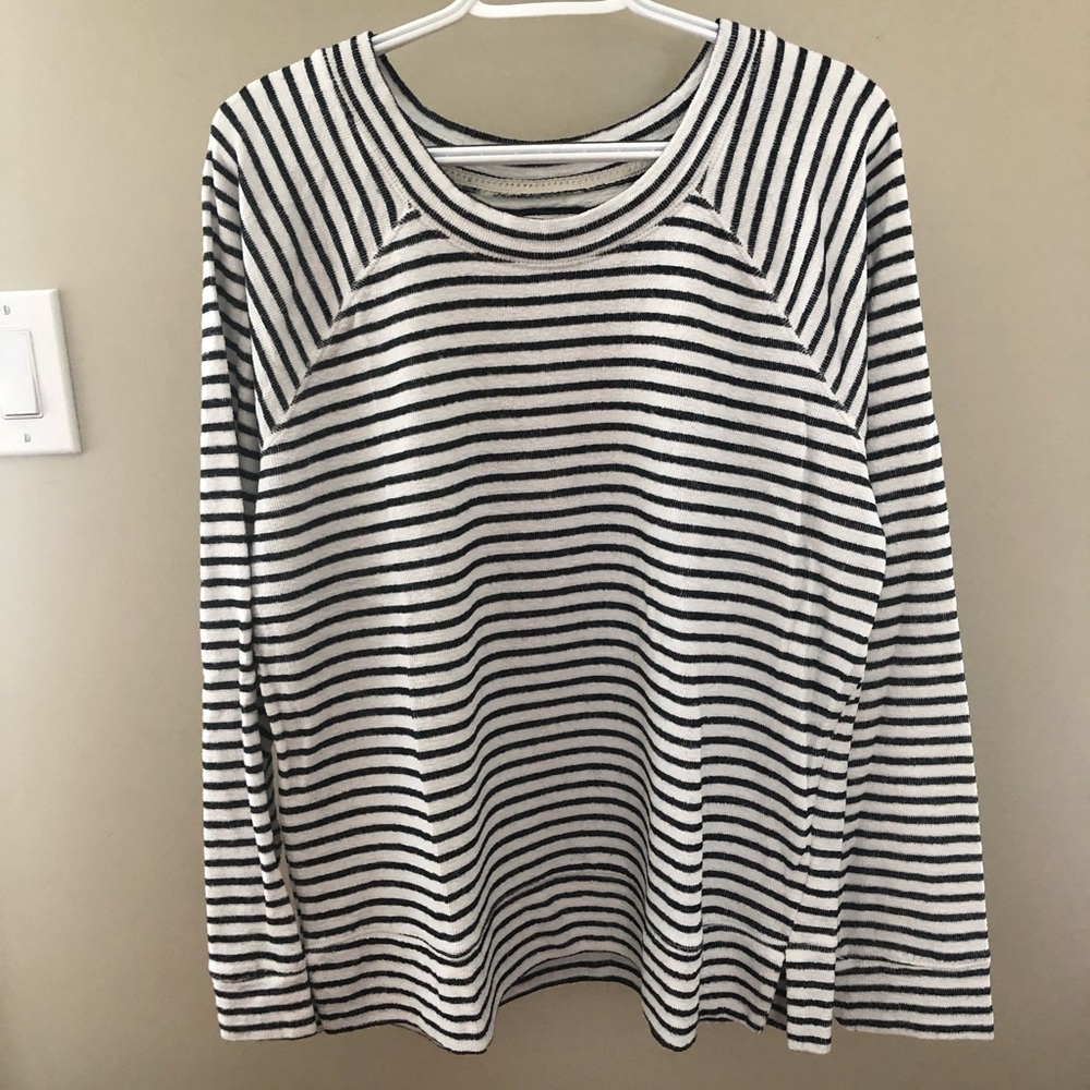 Black and white striped shirt